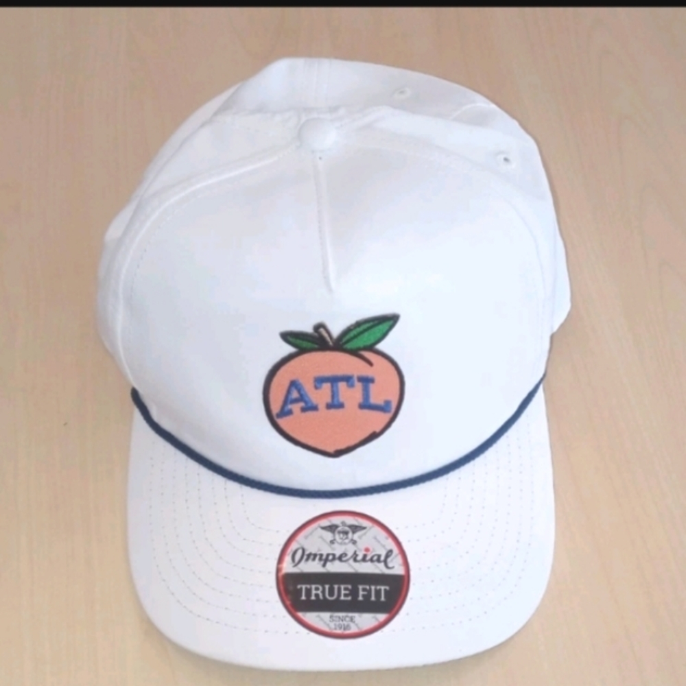 Atlanta ATL Peach Imperial True Fit Adjustable Women's Cap Hat